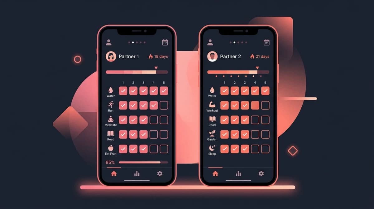 Habit Tracker for Couples: 5 Apps That Work for Two (2026)
