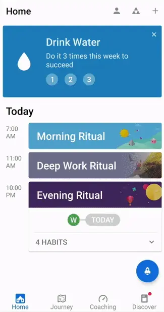 Fabulous developer tutorial recording showing habit editing and duration controls